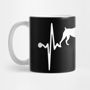 Boxer Dog Heartbeat Mug